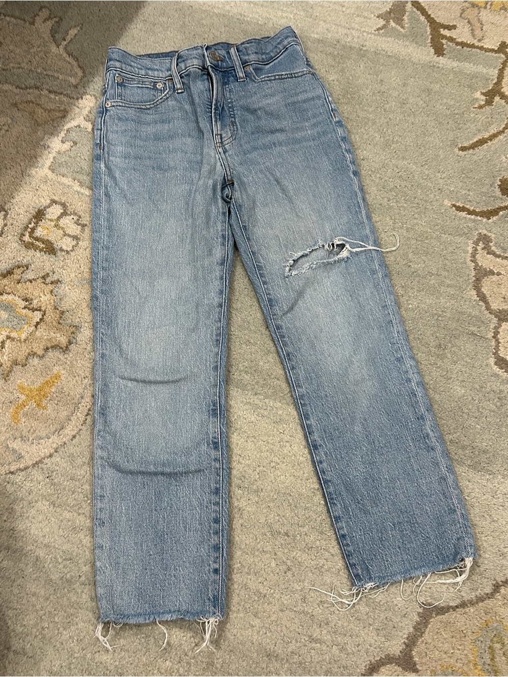 Madewell perfect vintage crop Jean